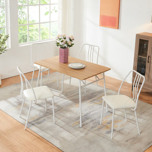 Grupo de comedor Omso 5 piezas [en.casa]
