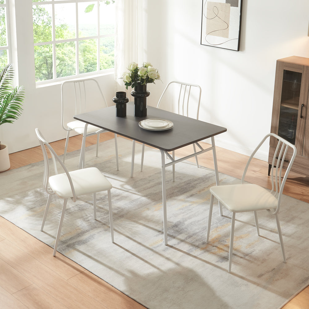 Grupo de comedor Omso 5 piezas [en.casa]