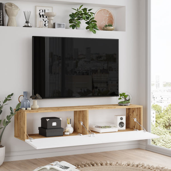 Mesa de televisión Lapinlahti en varios colores y tamaños [en.casa]
