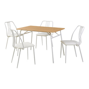 Grupo de comedor Omso 5 piezas [en.casa]