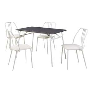 Grupo de comedor Omso 5 piezas [en.casa]