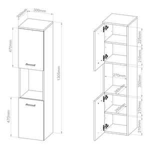 Armario alto Krildihana [en.casa]