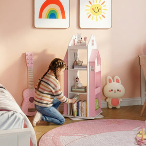 Estantería infantil giratoria Vipsali 108x40x40 cm [en.casa]