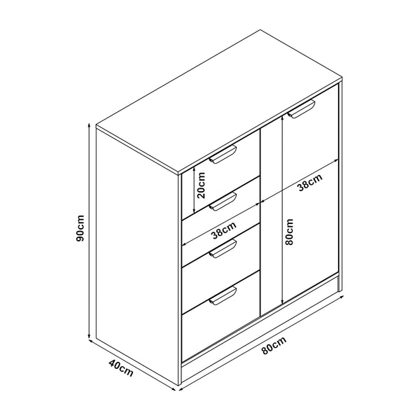 Cómoda Varkaus [en.casa]