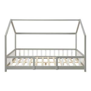 Cama para niños Sisimiut forma de casa pino + colchón [en.casa][neu.haus]