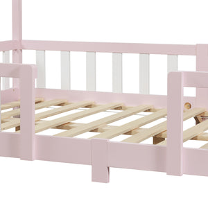 Cama para niños Treviolo forma de casa pino  [en.casa]