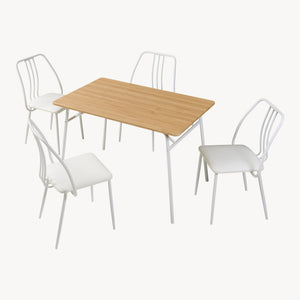 Grupo de comedor Omso 5 piezas [en.casa]