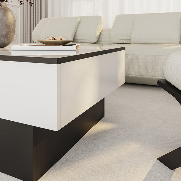 Mesa de centro extensible Lens [en.casa]