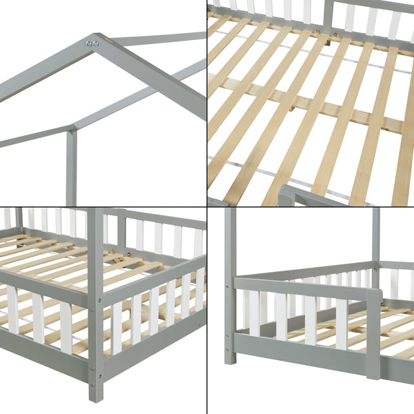 Cuna Treviolo con colchón de espuma fría [en.casa]