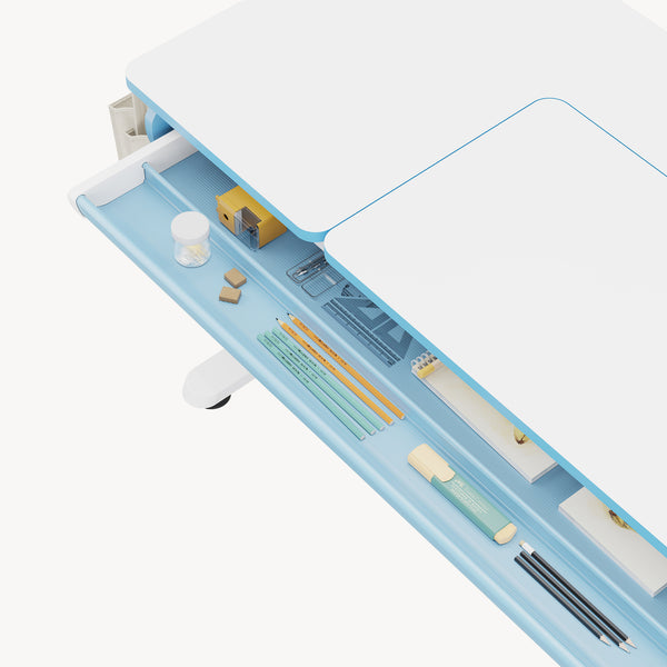 Escritorio infantil ajustable en altura Kuosa [en.casa]