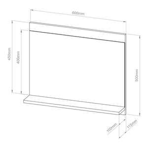 Conjunto de muebles de baño Krildihana de 3 piezas [en.casa]