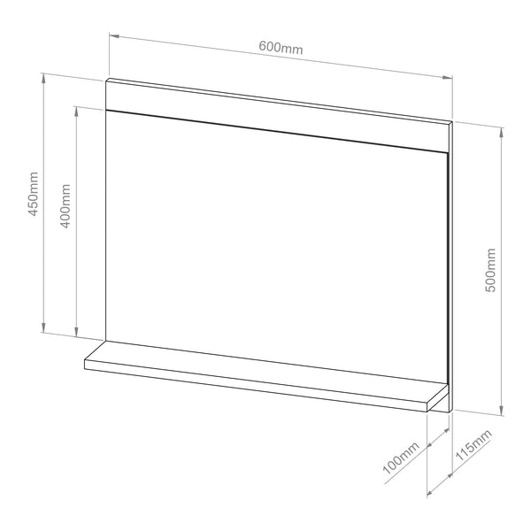 Conjunto de muebles de baño Krildihana de 3 piezas [en.casa]