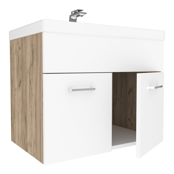 Conjunto de muebles de baño Krildihana de 3 piezas [en.casa]