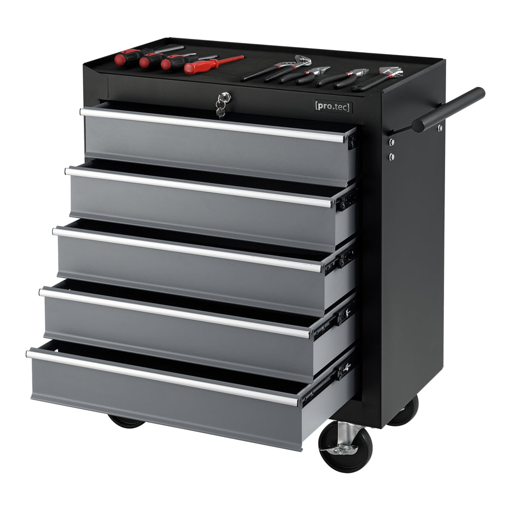 Carro de taller con cajones y 4 ruedas, varios modelos [pro.tec]