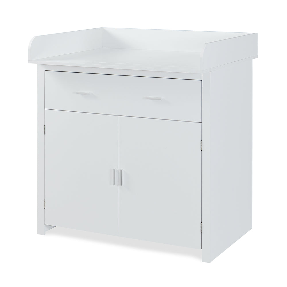 Cómoda Starler con cambiador desmontable 1 cajón 104x96x77 cm [en.casa]