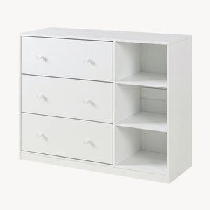 Cómoda Beldinupp con cambiador extraíble 3 cajones 93x110x55 cm [en.casa]