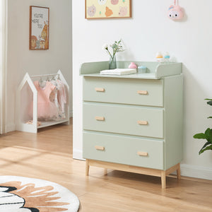 Cómoda cambiador Sarievn con cambiador 100x80x53 cm [en.casa]