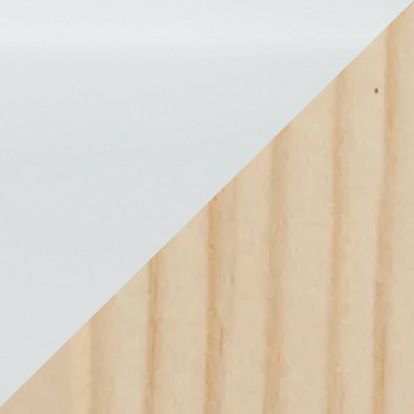 Estantería cambiador bebé Oupilu con 2 estantes 91x82x53 cm blanco [en.casa]