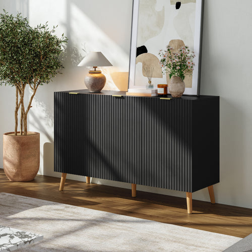 Aparador Nand puertas 120x40x76cm - [en.casa]