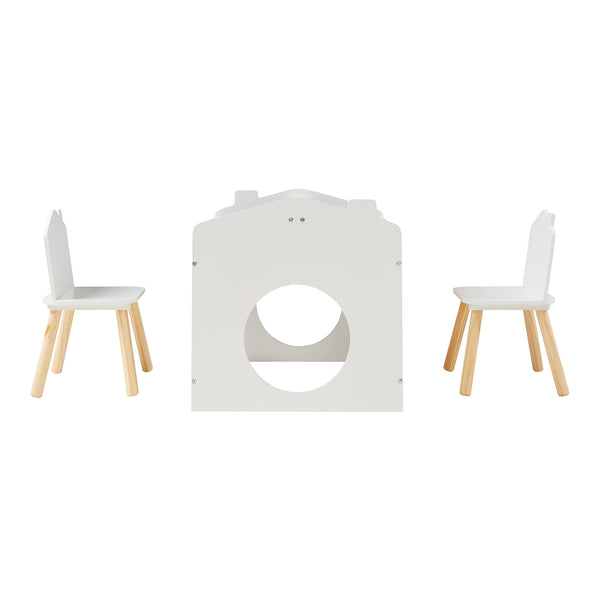 Mesa de dibujo para niños Romso Conjunto de mesa infantil con 2 sillas [en.casa]