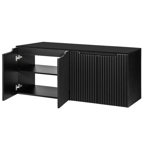 Mueble bajo lavabo Skelbolu con puertas [en.casa]
