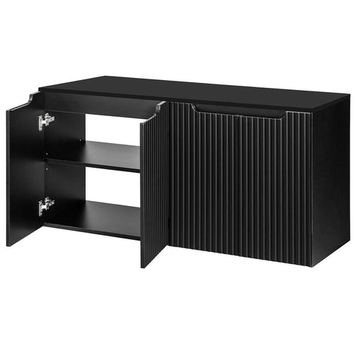 Mueble bajo lavabo Skelbolu con puertas [en.casa]
