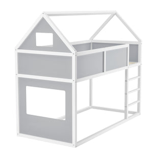 Litera infantil Quedlinburg 90x200 cm con colchón de espuma fría Madera [en.casa]