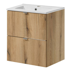Lavabo Skelbolu aspecto roble [en.casa]