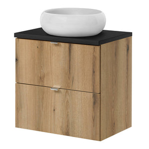 Lavabo Skelbolu con cajones 60x72x40 cm [en.casa]