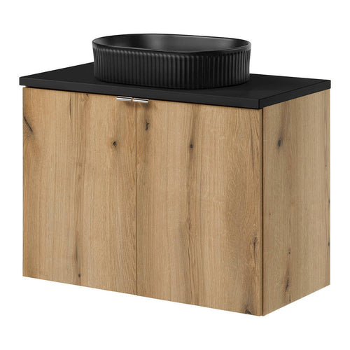Lavabo Skelbolu con puertas 80x71x40 cm [en.casa]