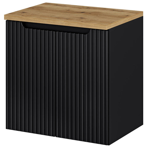 Mueble bajo lavabo Skelbolu con puertas [en.casa]