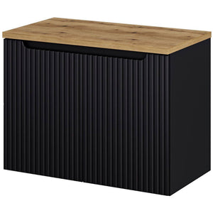 Mueble bajo lavabo Skelbolu con puertas [en.casa]