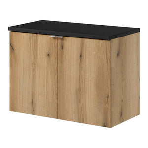 Mueble bajo lavabo con puertas Skelbolu [en.casa]
